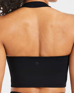 Staple Halterneck Crop Top - Noir
