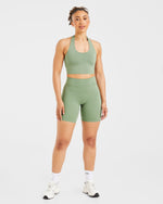 Staple Cycling Shorts - Olive Vert
