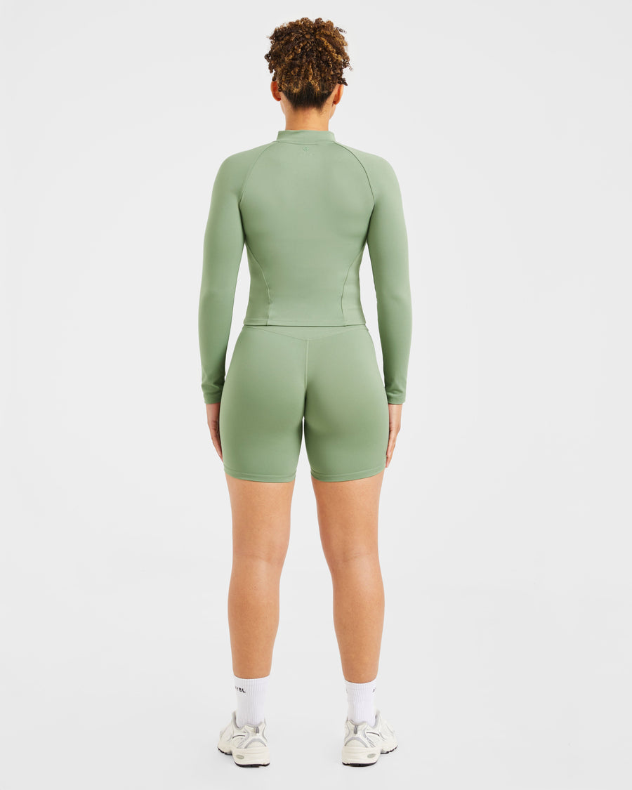 Staple Zip Jacket - Olive Vert