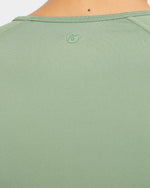 Staple Long Sleeve Crop Top - Olive Vert