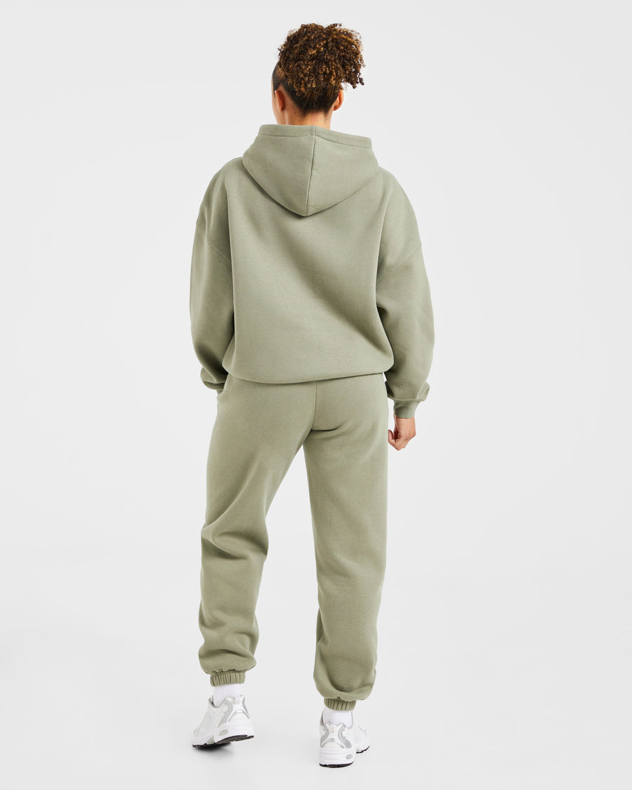 Varsity 2.0 Oversized Joggers - Muted Olive