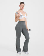 Sculpt Flared Leggings - Charcoal