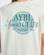 AYBL Sports Club Script Oversized T Shirt - Vert
