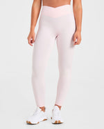 Sculpt Wrap Leggings - Iced Rose