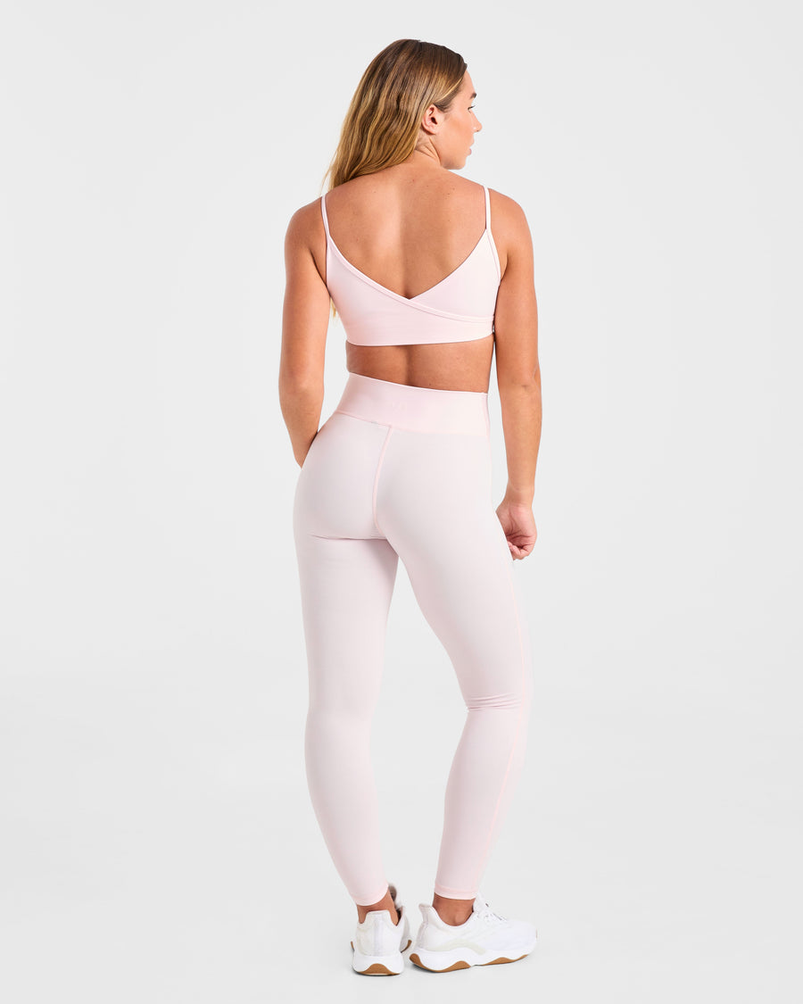Sculpt Wrap Leggings - Iced Rose