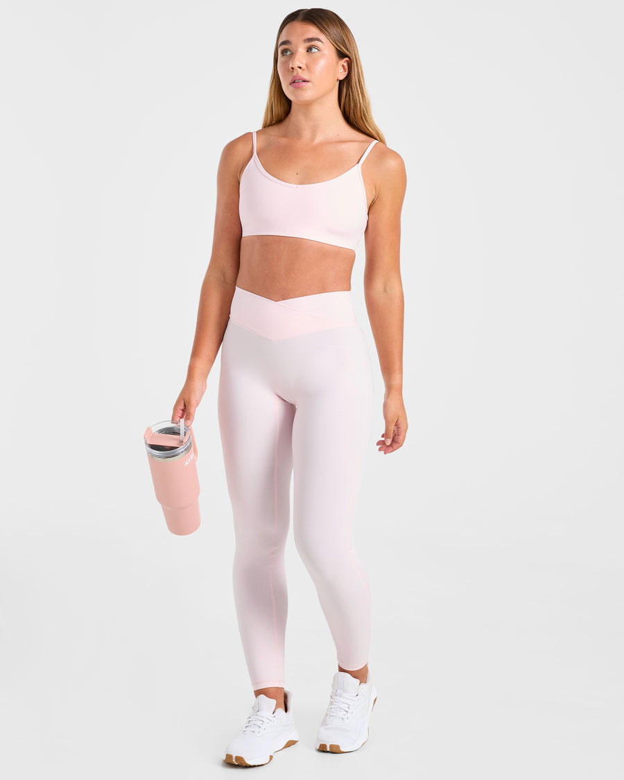 Sculpt Wrap Leggings - Iced Rose