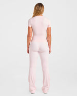 Sculpt T Shirt - Pastel Rose