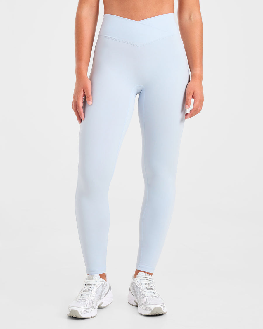 Sculpt Wrap Leggings - Iced Bleu
