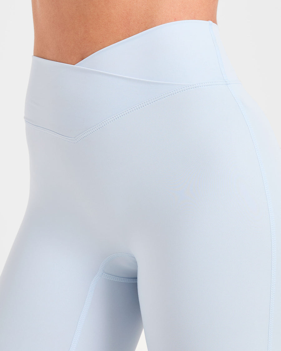 Sculpt Wrap Leggings - Iced Bleu