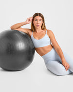 Sculpt Wrap Sports Bra - Iced Bleu