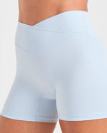 Sculpt Wrap Shorts - Iced Bleu