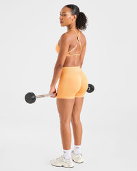Adapt Seamless Shorts | 4.5" - Bright Orange