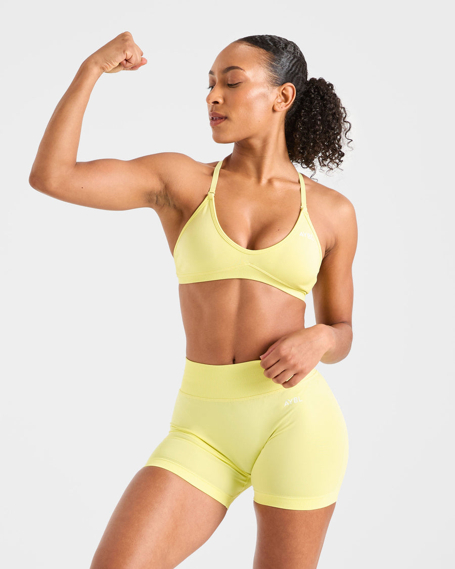 Adapt Seamless Shorts | 4.5" - Spring Jaune