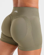 Adapt Seamless Shorts | 4.5" - Muted Olive