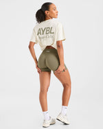Adapt Seamless Shorts | 4.5" - Muted Olive