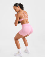 Adapt Seamless Shorts | 4.5" - Spring Rose