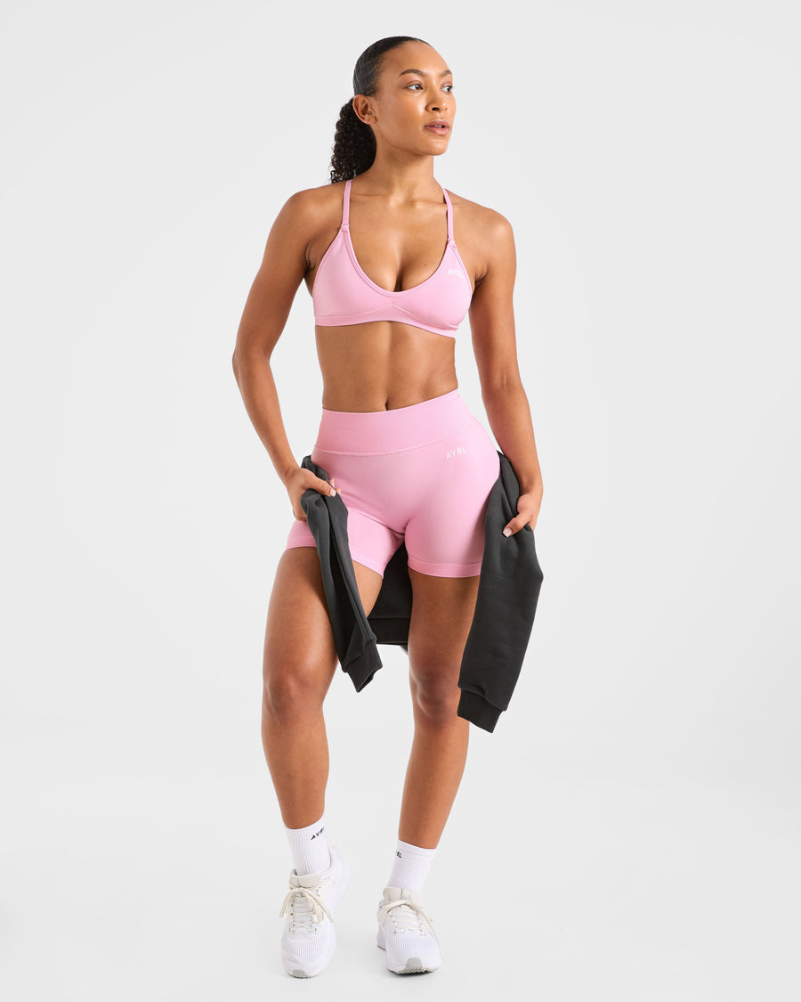 Adapt Seamless Shorts | 4.5" - Spring Rose