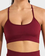 Empower Seamless Sports Bra - Rouge Wine