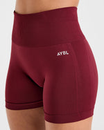 Empower Seamless Shorts - Rouge Wine