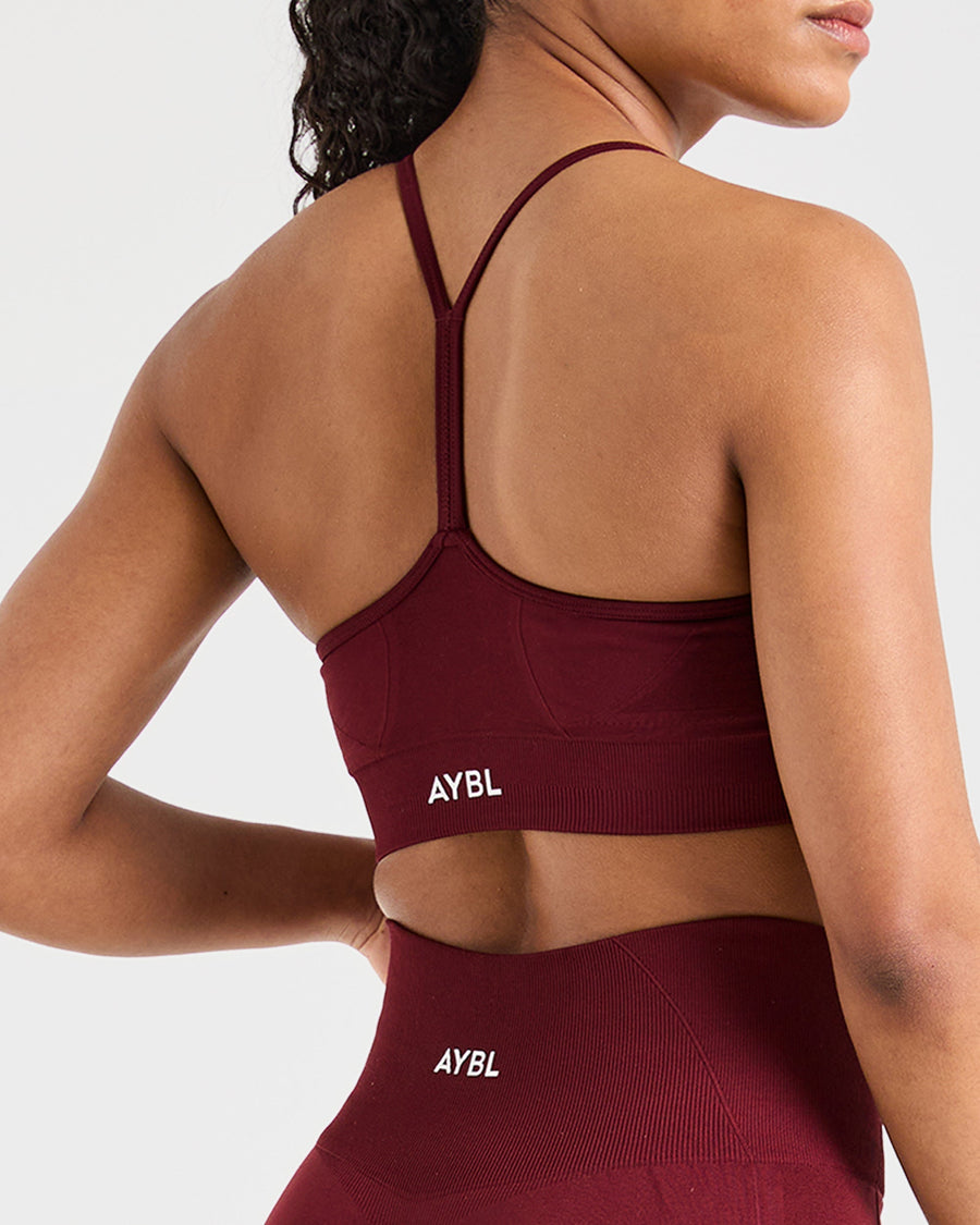 Empower Seamless Sports Bra - Rouge Wine