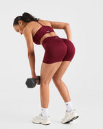 Empower Seamless Sports Bra - Rouge Wine