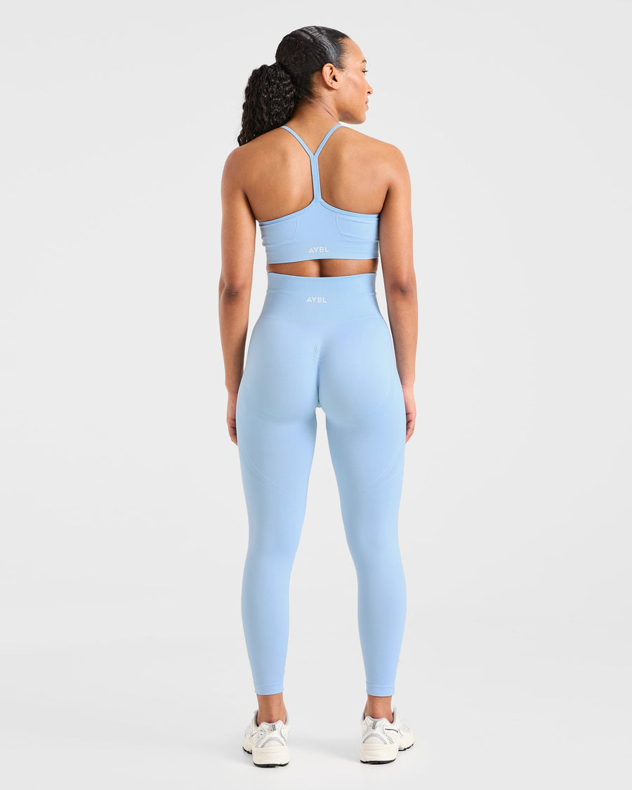 Empower Seamless Sports Bra - Sky Bleu
