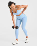 Empower Seamless Sports Bra - Sky Bleu