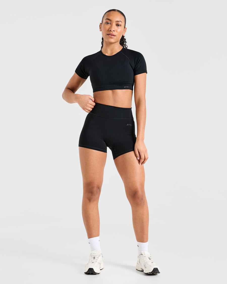 Staple Crop Top - Noir