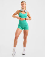 Empower Seamless Sports Bra - Jade Vert