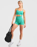 Empower Seamless Sports Bra - Jade Vert