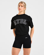Varsity 2.0 Oversized T Shirt - Noir