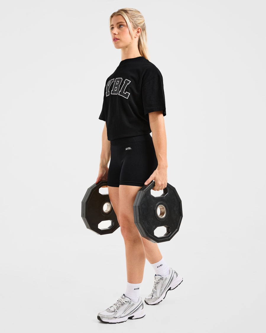 Varsity 2.0 Oversized T Shirt - Noir