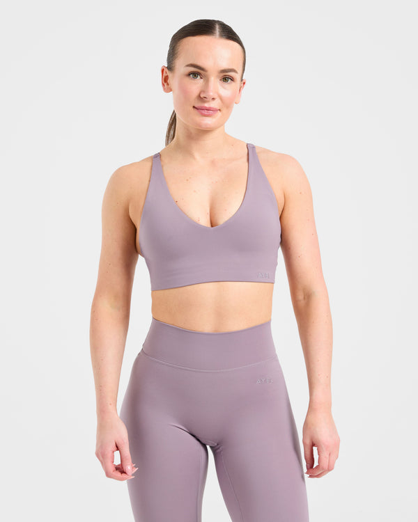 Staple Sports Bra - Mauve Violet