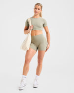 Staple Shorts - Washed Olive