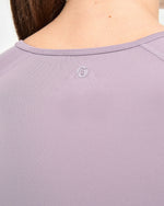 Staple Crop Top - Mauve Violet
