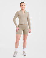 Staple Zip Jacket - Muted Taupe