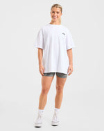 AYBL Sports Club Oversized T Shirt - Blanc