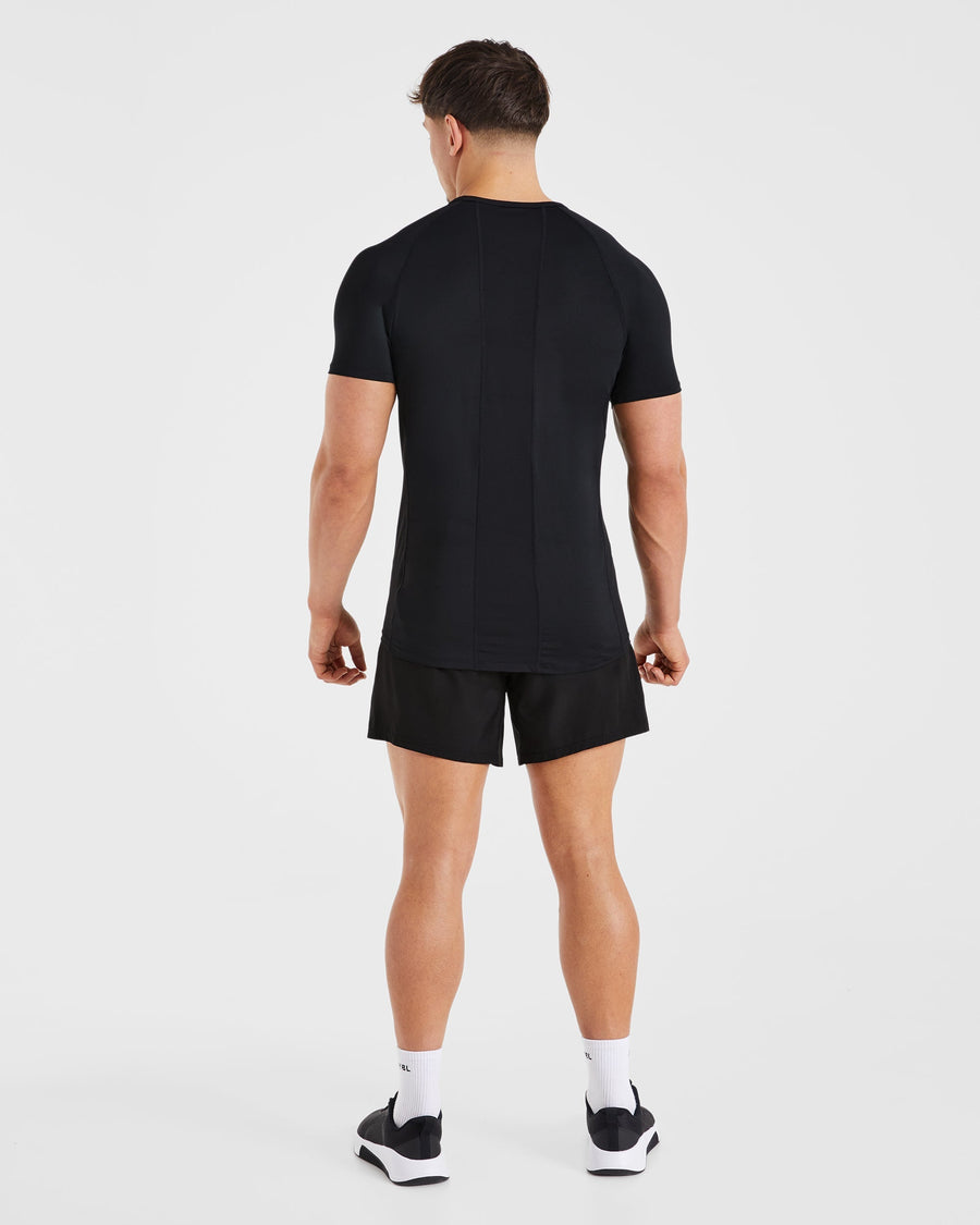 Compression Relaxed T Shirt - Noir
