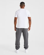 Essential Oversized Joggers - Charcoal Marl