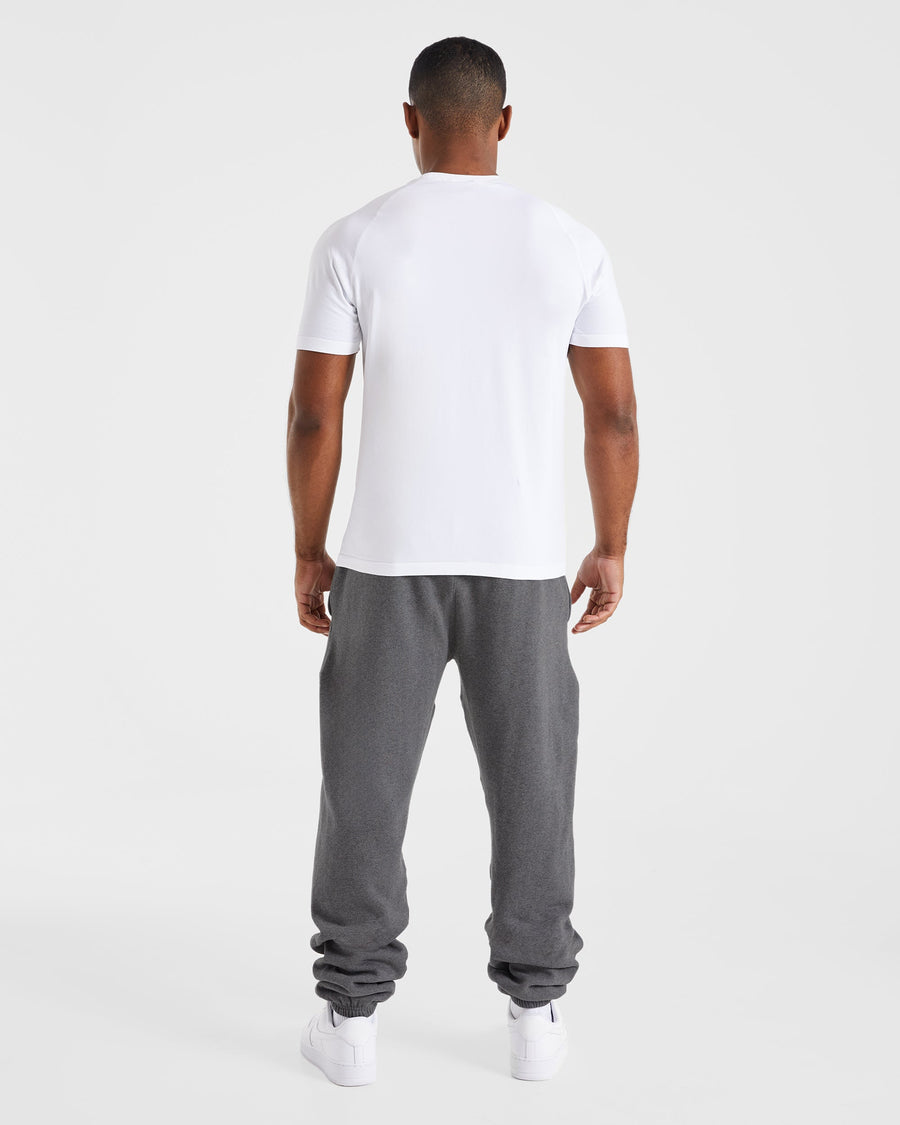 Essential Oversized Joggers - Charcoal Marl