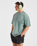 Essential Oversized T Shirt - Slate Vert