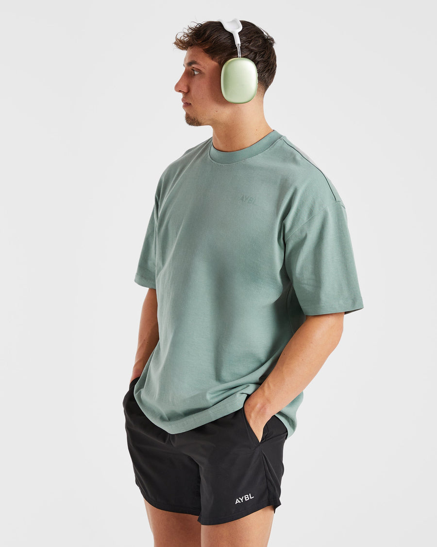 Essential Oversized T Shirt - Slate Vert