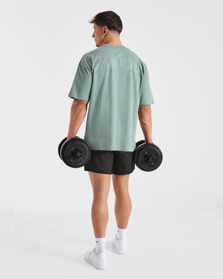 Essential Oversized T Shirt - Slate Vert