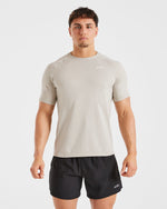 Ascend Seamless T Shirt - Ice Gris