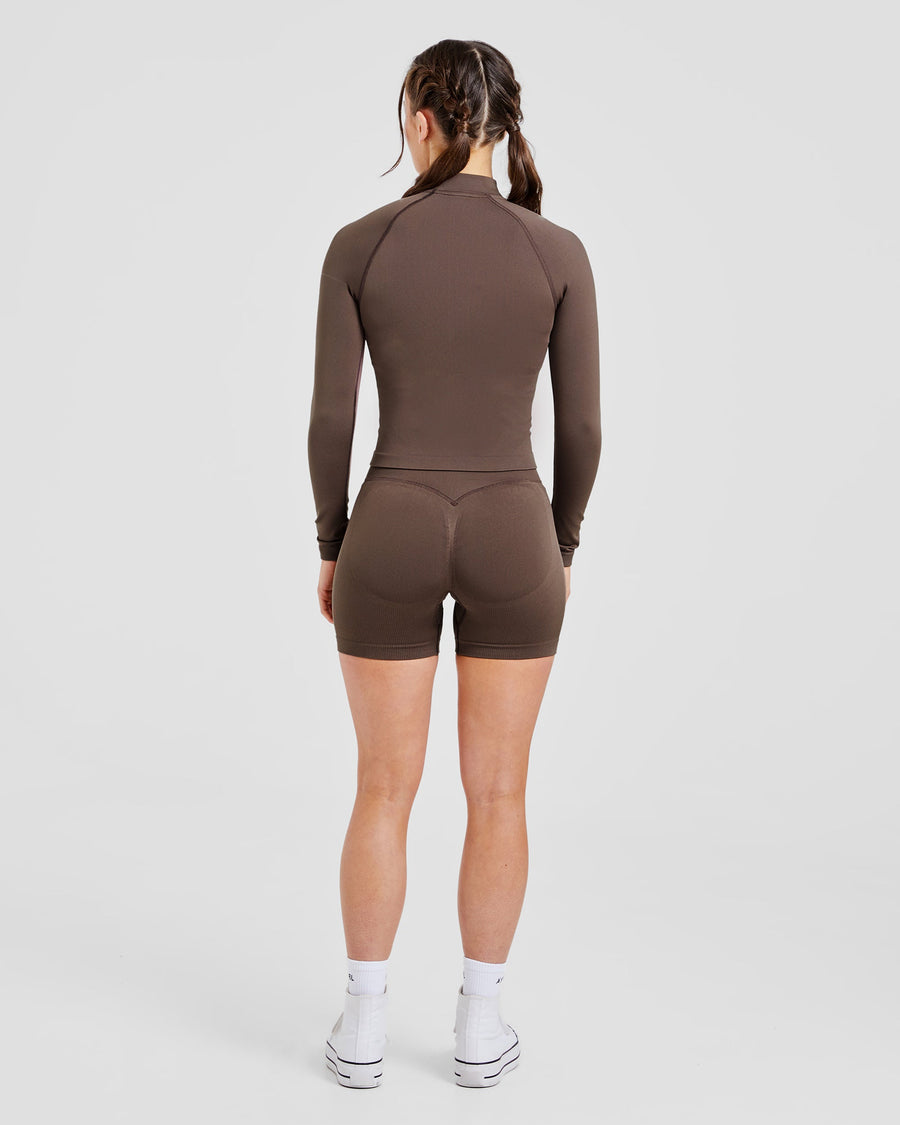 Adapt Seamless Jacket - Brun