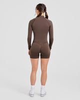 Adapt Seamless Jacket - Brun