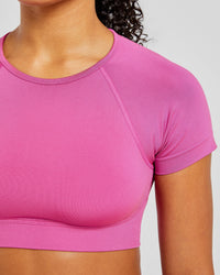 Adapt Seamless Crop Top - Rose