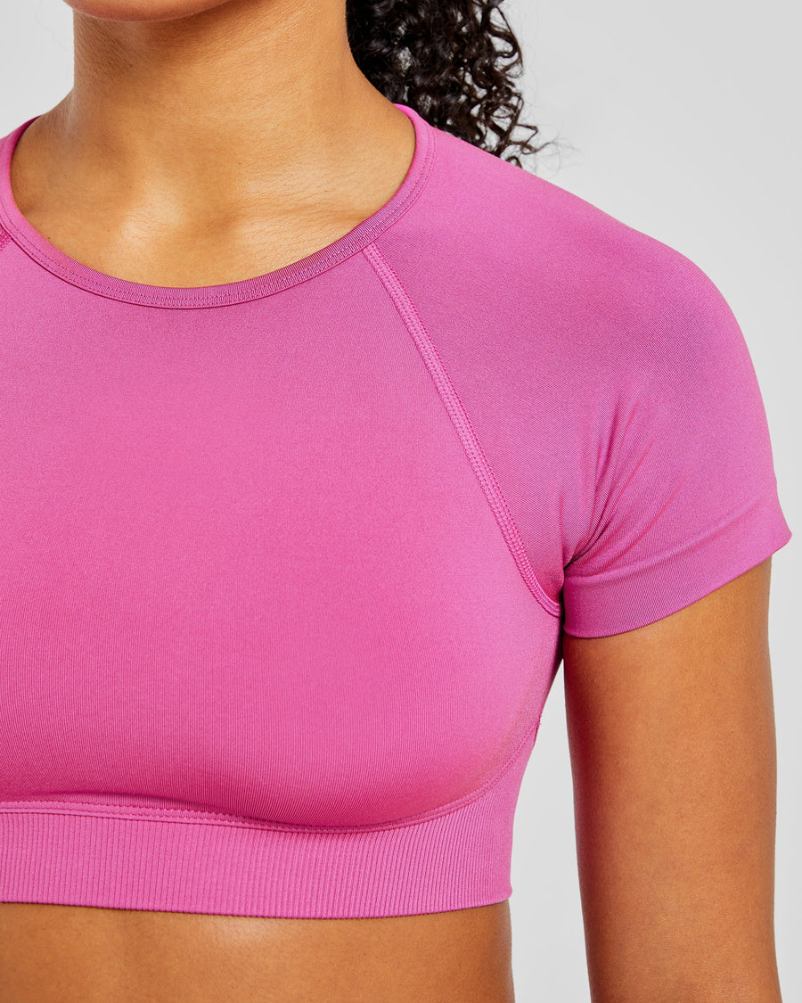 Adapt Seamless Crop Top - Rose