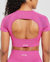 Adapt Seamless Crop Top - Rose