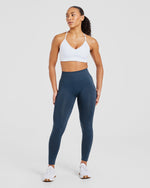 Essential Crossback Sports Bra - Blanc